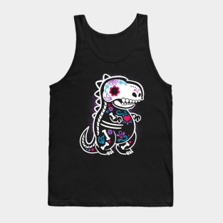 Skeleton t rex Tank Top